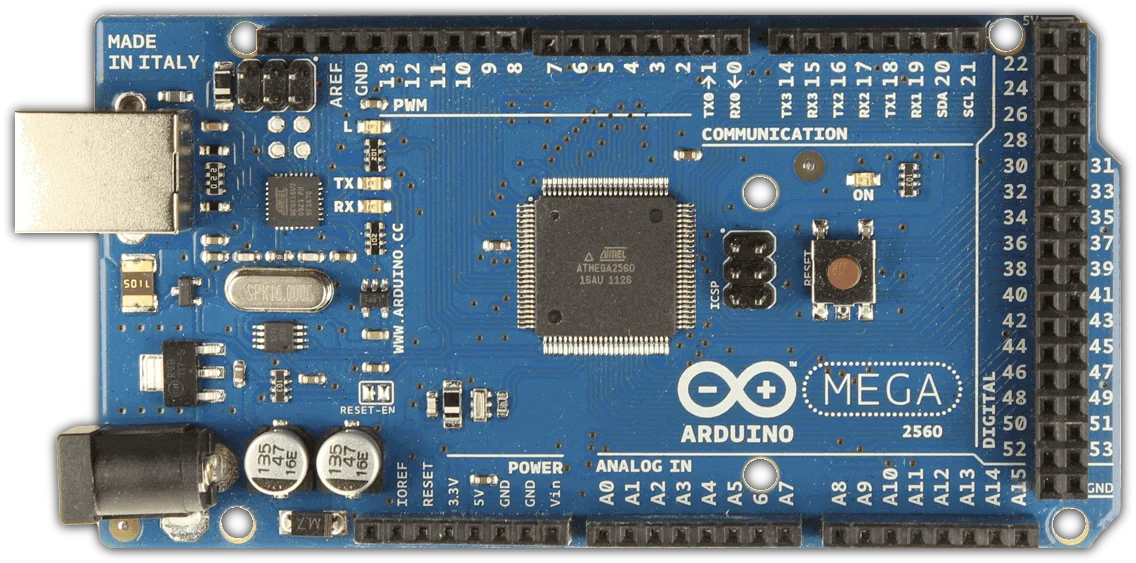 Arduino Mega 2560 yüksek pin sayılı geliştirme kartı